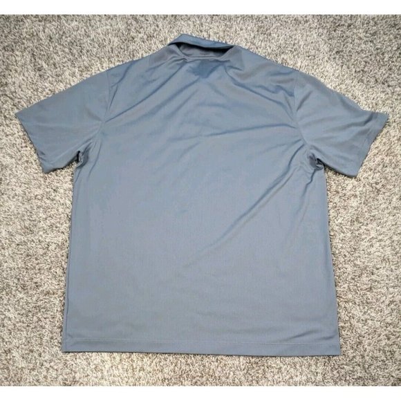 Nike Dri-Fit Polo Shirt Men's XL Grey Short Sleeve Golf Performance - Picture 2 of 6